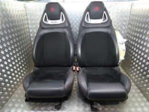 Black Leather Alcantara Fabric and Leather Bucket Seats – Alfa Romeo Giulietta 2010-2020