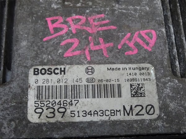 2.4 20v JTDm Engine ECU Body Computer and Key SET 0281012145 - Alfa Romeo 939 159 Brera Spider 2005-2012 - Image 4