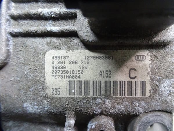 1.6 Twinspark Engine ECU Body Computer and Key SET 0261206715 - Alfa Romeo 147 2000-2010 - Image 5