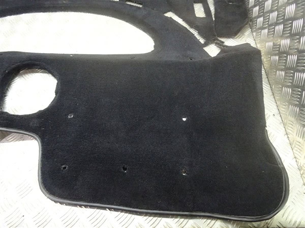 Rear Roof Smooth Black Carpet - Alfa Romeo 916 Spider 1998-2005 - Image 2