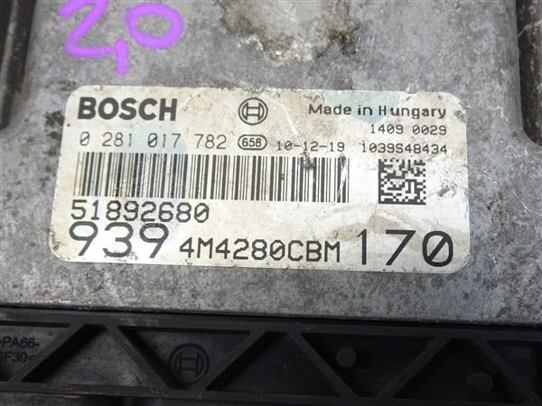 2.0 JTDm 170hp Engine ECU and Key Set 0281017782 - Alfa Romeo 159 2005-2012 - Image 8