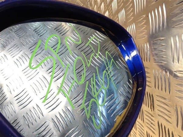 LEFT - Wing Mirror Electric Folding Misano Blue 586 - Alfa Romeo Brera Spider 2005-2012 - Image 4