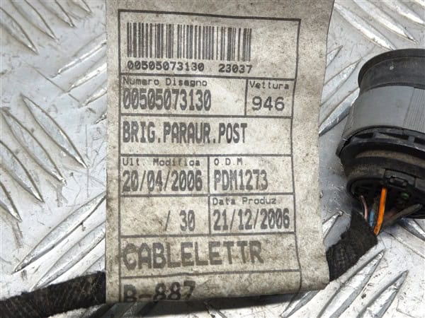 Rear Bumper Parking Sensor Wiring Loom - Alfa Romeo 939 Brera Spider 2005-2012 - Image 8