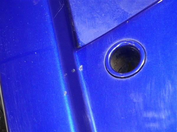 Rear Bumper with Parking Sensor Blue 586/A - Alfa Romeo Spider 2005-2012 - Image 12