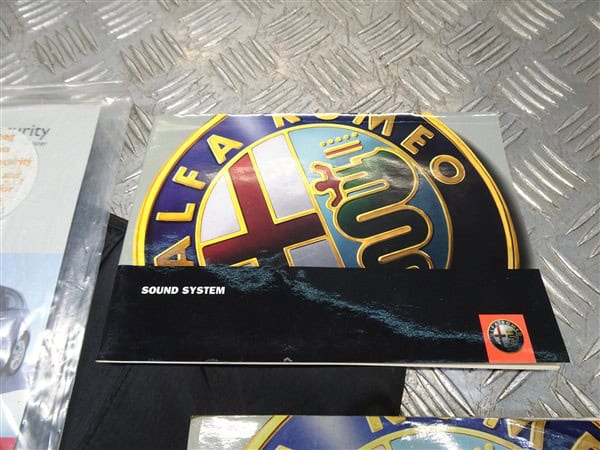 Owners Manual Book Pack - Alfa Romeo 939 Spider 2005-2012 - Image 3