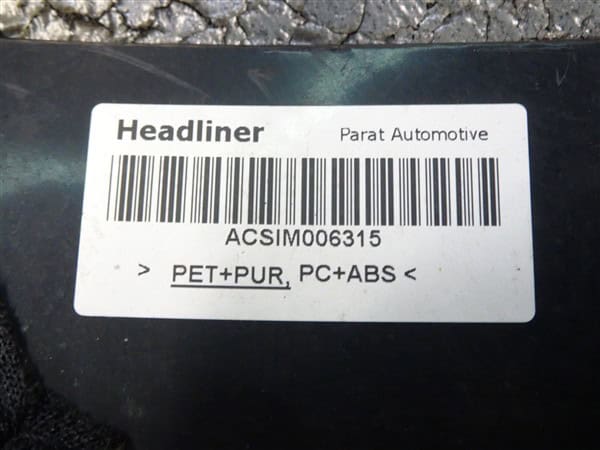 Internal Black Roof Trim Cover - Alfa Romeo 939 Spider 2005-2012 - Image 10