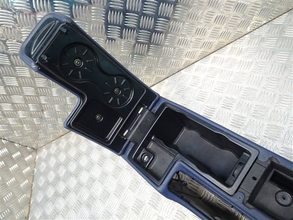 Bracciolo centrale in pelle blu per console - Alfa Romeo 939 Brera Spider 2005-2012 - immagine 6