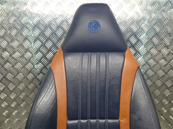 Asientos delanteros y traseros de cuero azul y tabaco - Alfa Romeo 939 Brera Spider 2005-2012 - Imagen 36